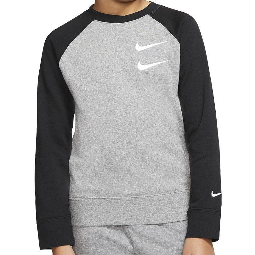 Shop Nike Nike Sportswear Swoosh Gris Nike Kids Sportswear Swoosh