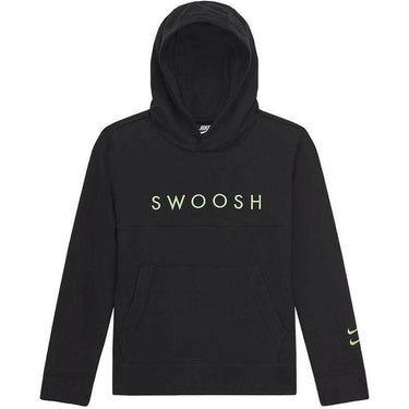 Nike Sportswear Kids Swoosh Hoody Black Green For:Boys, For:Girls, For:Kids, Type:Hoodies