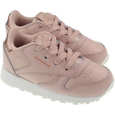 Reebok Trainers Infants Classic Leather Bare Beige Chalk For:Girls, For:Kids, Type:Shoes - Infant Age 1 - 5