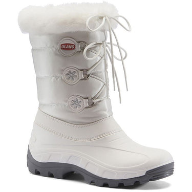 Manby Womens Ski Accessories Olang Patty Boot White For:Women, Type:Ski Boots