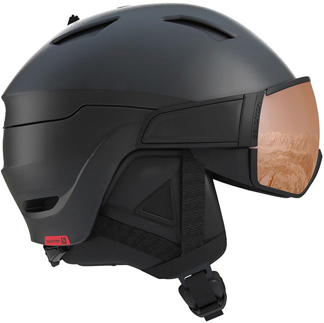 Salomon Ski Helmets Mens Driver S Black Red Uni Orange | Landau Store