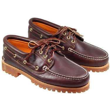 Timberland Boots Mens 3 Eye Classic Lug Boat Shoe Brown For:Men, Type:Boots & Shoes