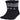 Adidas Accessories 3 Pack 3 Stripe Cushioned Crew Sock Black White