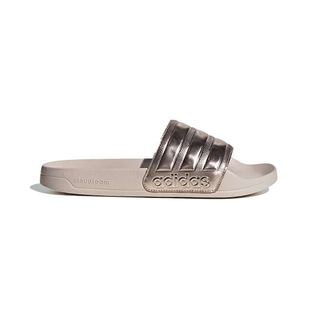 Adidas Adilette Shower Slides Champagne Met. / Champagne Met. / Putty Mauve by Adidas - Classic Footwear with comfort, quality and modern style