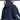Back view of Adidas men's Z.N.E. Full-Zip Hooded Track Jacket in Aurora Ink, showcasing the cozy hood and stylish design.
