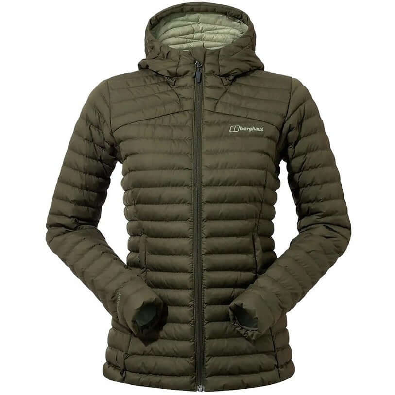 Berghaus Womens Nula Micro Jacket Green For:Women, Type:Jackets & Coats, Type:Ski Clothing, Type:Ski Jackets