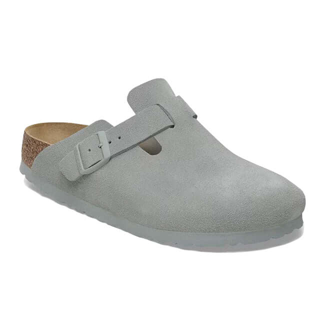 Birkenstock Boston Suede Leather Pure Sage by Birkenstock - Everyday Comfort with comfort, quality and modern style