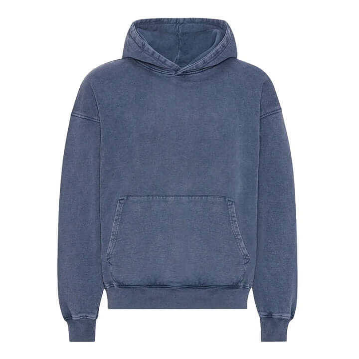 Colorful Standard Organic Oversized Hood - Neptune Blue by Colorful Standard - Classic Footwear with comfort, quality and modern style