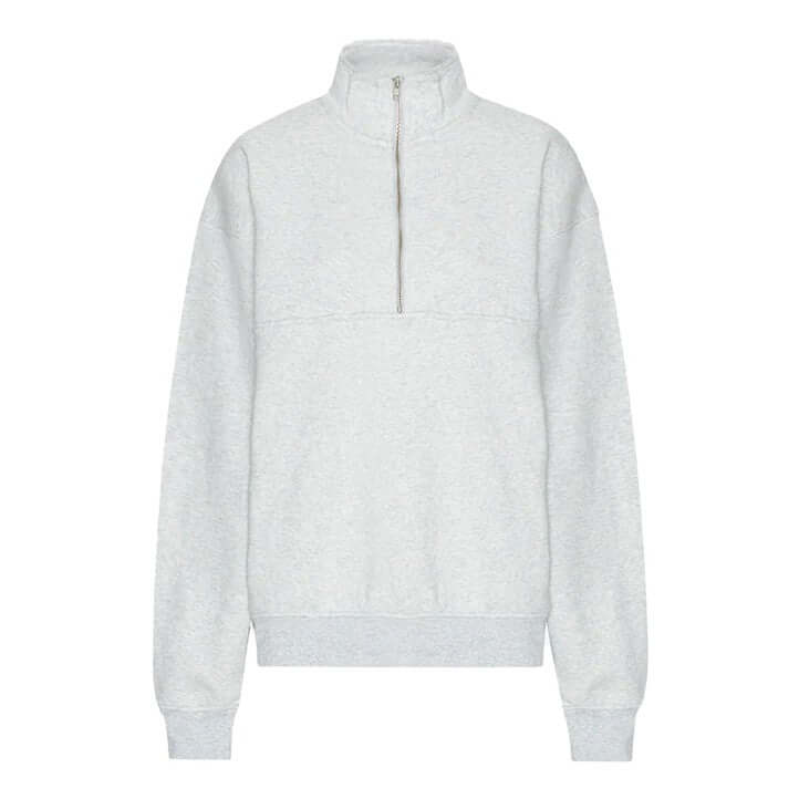Colorful Standard Organic Quarter Zip - Snow Melange by Colorful Standard - Everyday Comfort with comfort, quality and modern style