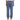 Back view of Colorful Standard Organic Relaxed Sweatpants in Neptune Blue, showcasing the tapered silhouette and elastic waistband.