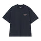 Carhartt Mens S/S Signature Script T-Shirt Deep Night / Glassy Pink
