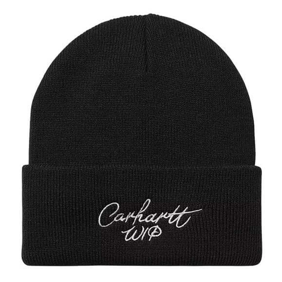 Carhartt WIP Accessories Signature Beanie Black / Wax by Carhartt - Classic Footwear with comfort, quality and modern style