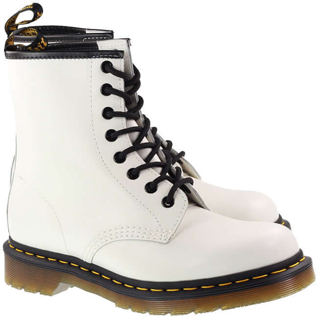Dr Martens Womens Shoes 1460 Smooth White For:Women, Type:Boots & Shoes