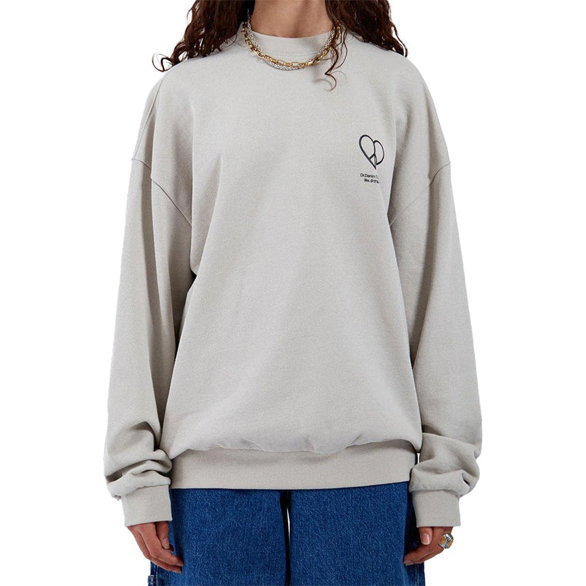 Dr. Denim Kenan Sweatshirt Silver Lining Peace Heart by Dr. Denim - Everyday Comfort with comfort, quality and modern style