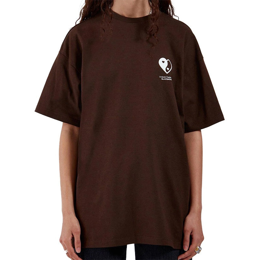 Dr. Denim Trooper T-Shirt Chocolate Yin Yang by Dr. Denim - Everyday Comfort with comfort, quality and modern style