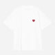 Carhartt Womens S/S Patch Heart T-Shirt White / Red