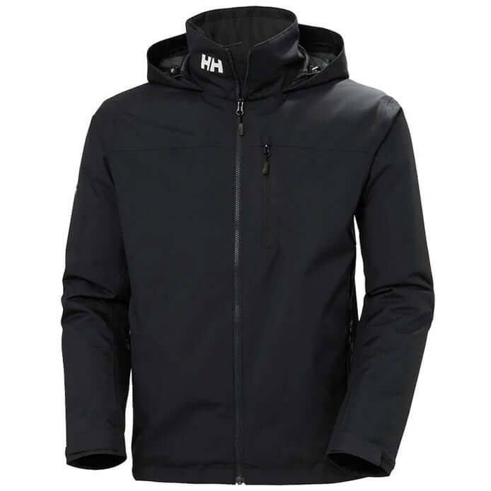 Helly Hansen Mens Crew Hooded Midlayer Jacket Black by Helly Hansen - Everyday Comfort with comfort, quality and modern style