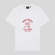 Lyle and Scott Mens Keep Fresh Graphic T-Shirt White/ Cherry Red