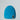 The North Face Accessories Kids TNF Box Logo Cuffed Beanie Meridian Blue-Nuptse Bear Patch