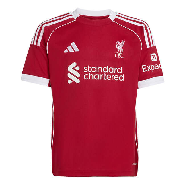 Adidas Kids Liverpool FC 25/26 Home Jersey by Adidas - Everyday Comfort with comfort, quality and modern style