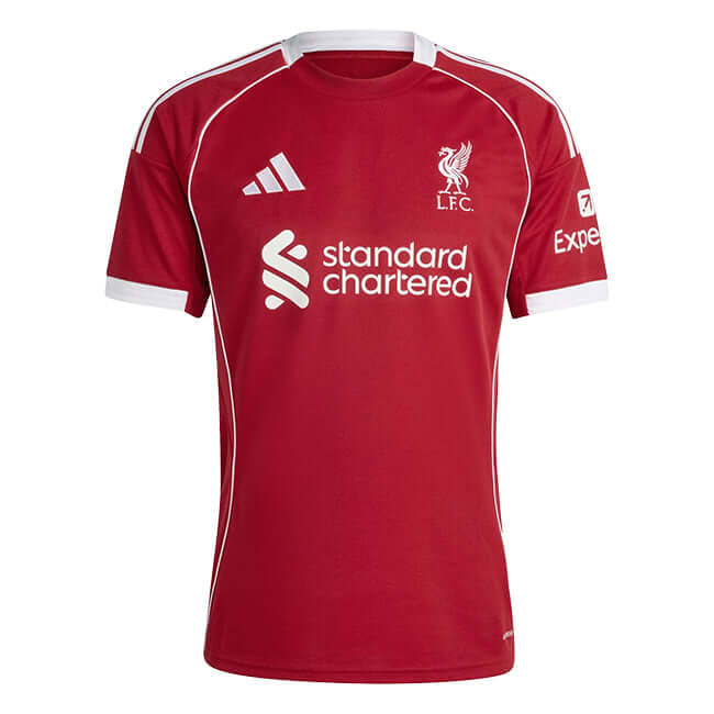 Adidas Mens Liverpool FC 25/26 Home Jersey by Adidas - Everyday Comfort with comfort, quality and modern style