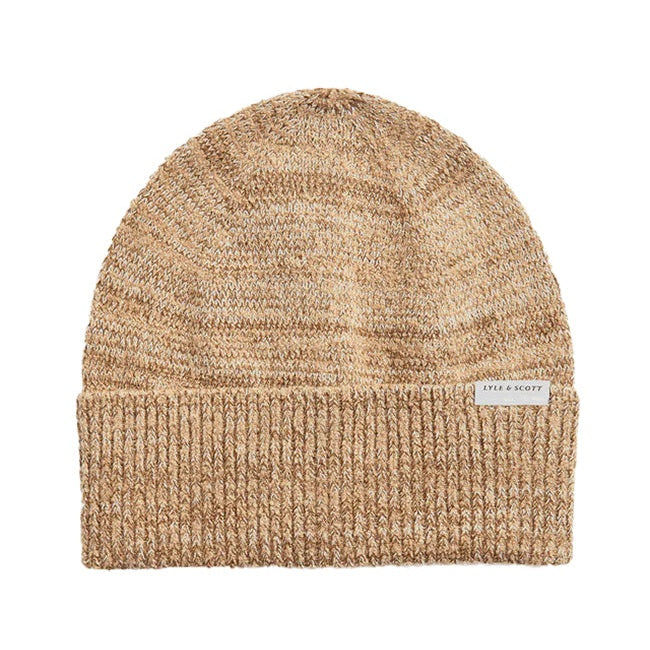 Lyle and Scott Accessories Multi Marl Beanie Tigers Eye Marl by Lyle And Scott - Classic Footwear with comfort, quality and modern style