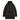 Lyle and Scott Mens Modular Tartan Duffle Coat Jet Black