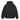 Lyle and Scott Mens Heavyweight Hooded Puffer Jacket Jet Black