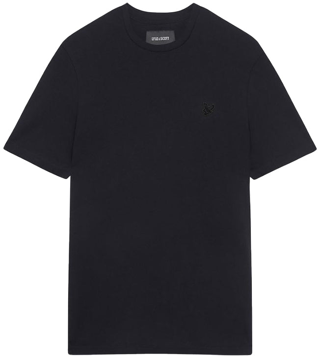 Lyle and Scott Mens Tonal Eagle T Shirt Jet Black | Landau Store