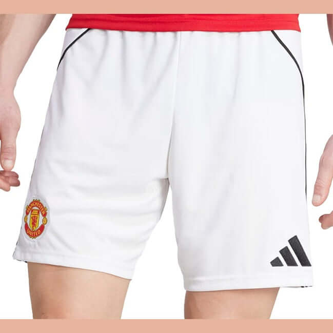 Adidas Mens Manchester United 25/26 Home Shorts by Adidas - Everyday Comfort with comfort, quality and modern style