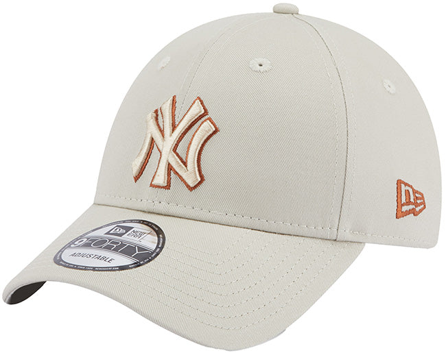 New Era Accessories Team Outline 9Forty NY Yankees Stone Toasted