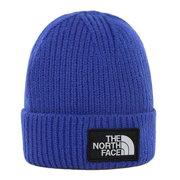 The North Face Accessories Mens TNF Box Logo Cuffed Beanie TNF Blue by North Face - Heritage Style with comfort, quality and modern style