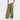Adidas Womens 3 Stripes Fleece Wide Leg Pant Olive Strata/ White