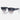 Ray-Ban Sunglasses Mega Clubmaster Polished Blue On Silver / Blue Polarised