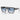 Ray-Ban Sunglasses Drifter Polished Striped Grey / Clear & Blue