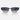 Ray-Ban Sunglasses Mega Clubmaster Polished Blue On Silver / Blue Polarised by Ray-Ban - Classic Footwear with comfort, quality and modern style