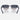 Ray-Ban Sunglasses Mega Clubmaster Polished Blue On Silver / Blue Polarised by Ray-Ban - Classic Footwear with comfort, quality and modern style