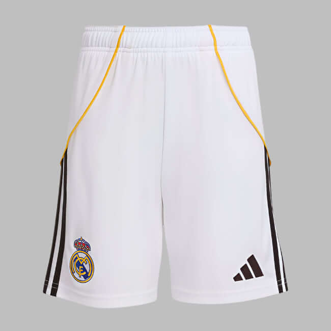 Adidas Kids Real Madrid 25/26 Home Shorts by Adidas - Timeless Look with comfort, quality and modern style