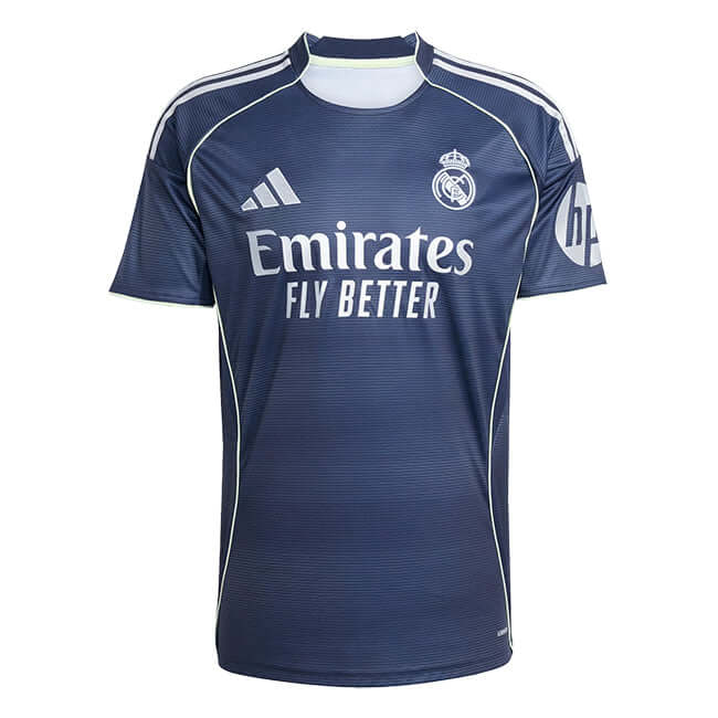 Adidas Mens Real Madrid 25/26 Away Jersey by Adidas - Heritage Style with comfort, quality and modern style