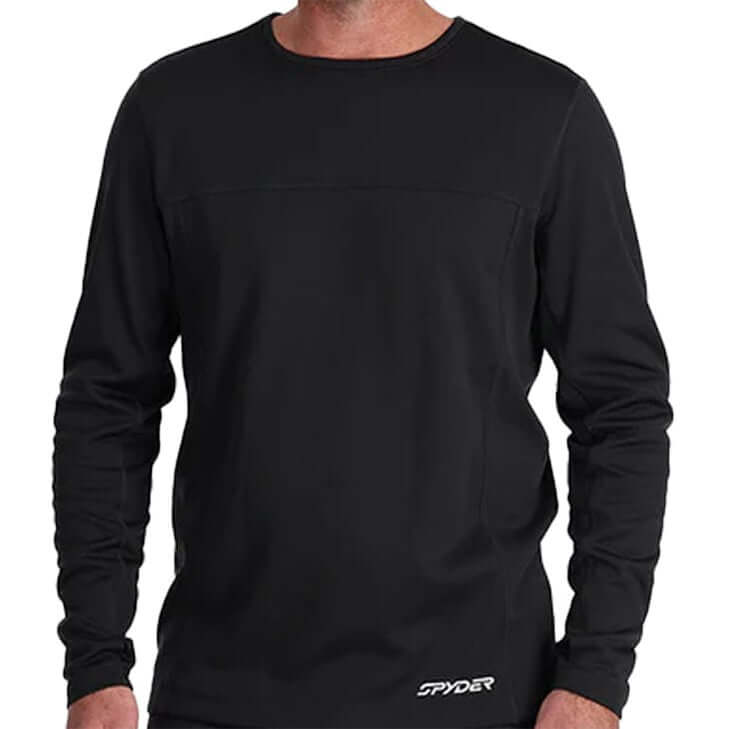 Spyder Mens Charger Crew Black For:Men, Type:Ski Clothing, Type:Sweatshirts