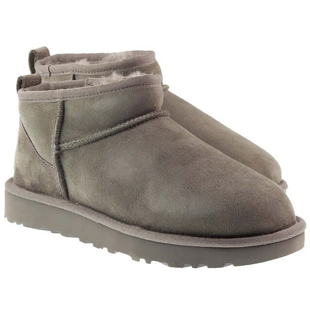 Ugg Boots Womens Classic Ultra Mini Smoke Plume For:Women, Type:Boots & Shoes