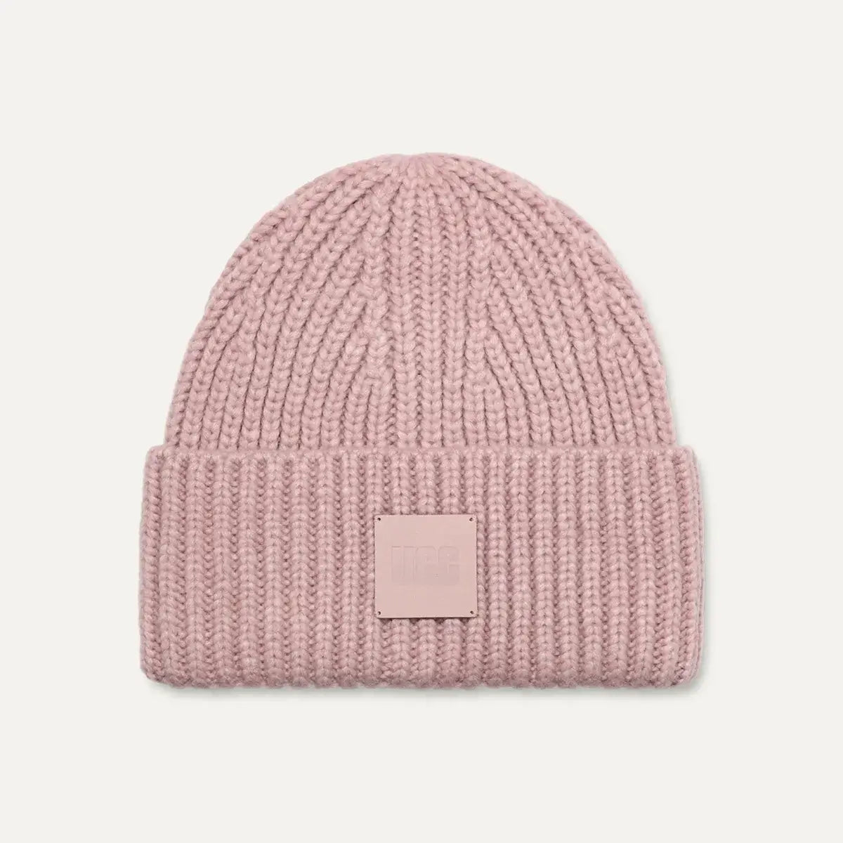 Ugg Boots Accessories Chunky Rib Beanie Mauve For:Women, Type:Hats & Scarves