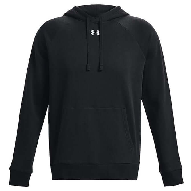 Under Armour Mens Rival Fleece Hoodie Black For:Men, Type:Hoodies
