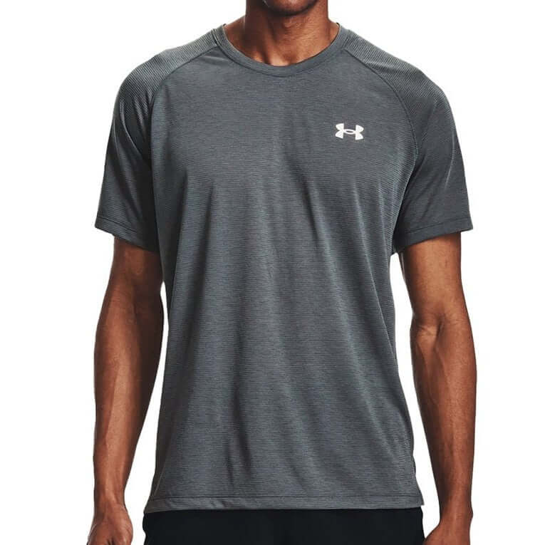 Under Armour Mens Streaker Run T Shirt Pitch Grey Reflective For:Men, Type:T-Shirts & Vests