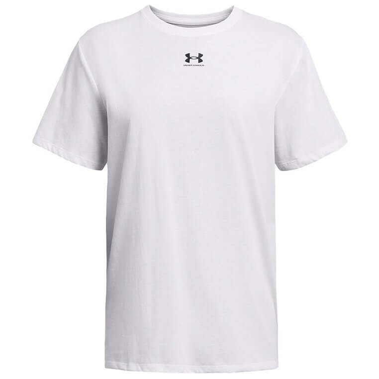 Under Armour Womens Campus Oversize T Shirt White For:Women, Type:T-Shirts & Vests