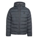 Adidas Mens Essentials CLIMAWARM 3-Stripes Synthetic Down Jacket Grey Six