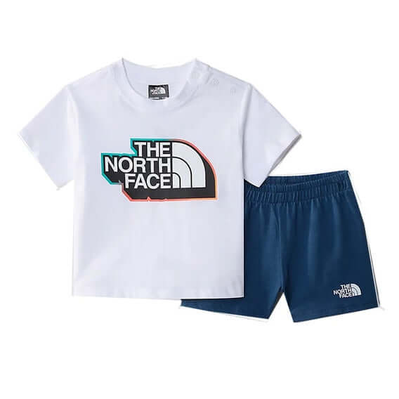The North Face Infants Summer Set White-Shady Blue by North Face - Durable Design with comfort, quality and modern style