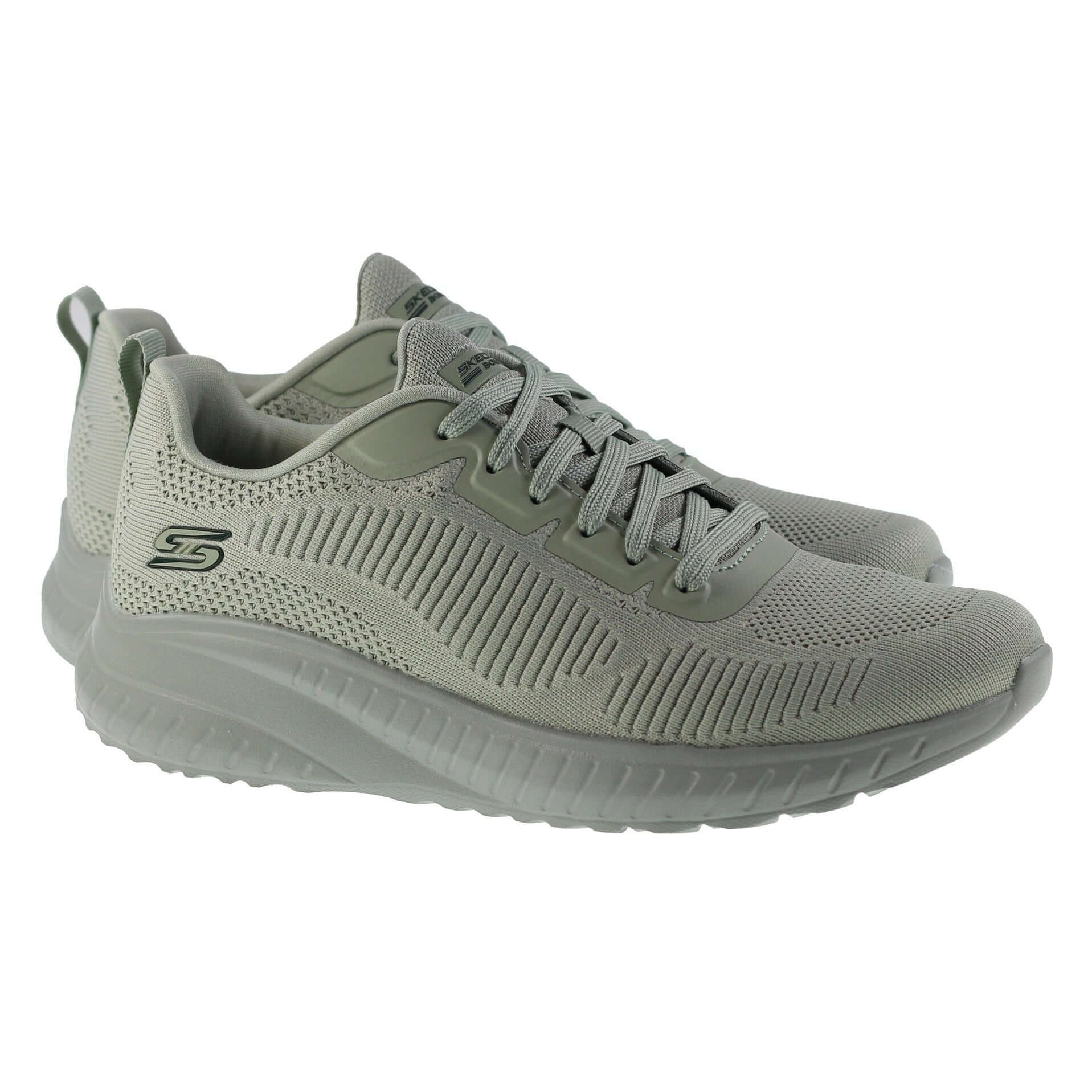 Skechers Trainers Womens Bobs Sports Squad Chaos Face Off Sage by Skechers - Heritage Style with comfort, quality and modern style