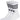 Adidas Accessories 3 Stripe Cushioned Crew Sock White Black For:Men, For:Women, Type:Socks