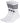 Adidas Accessories 3 Stripe Cushioned Crew Sock White Black